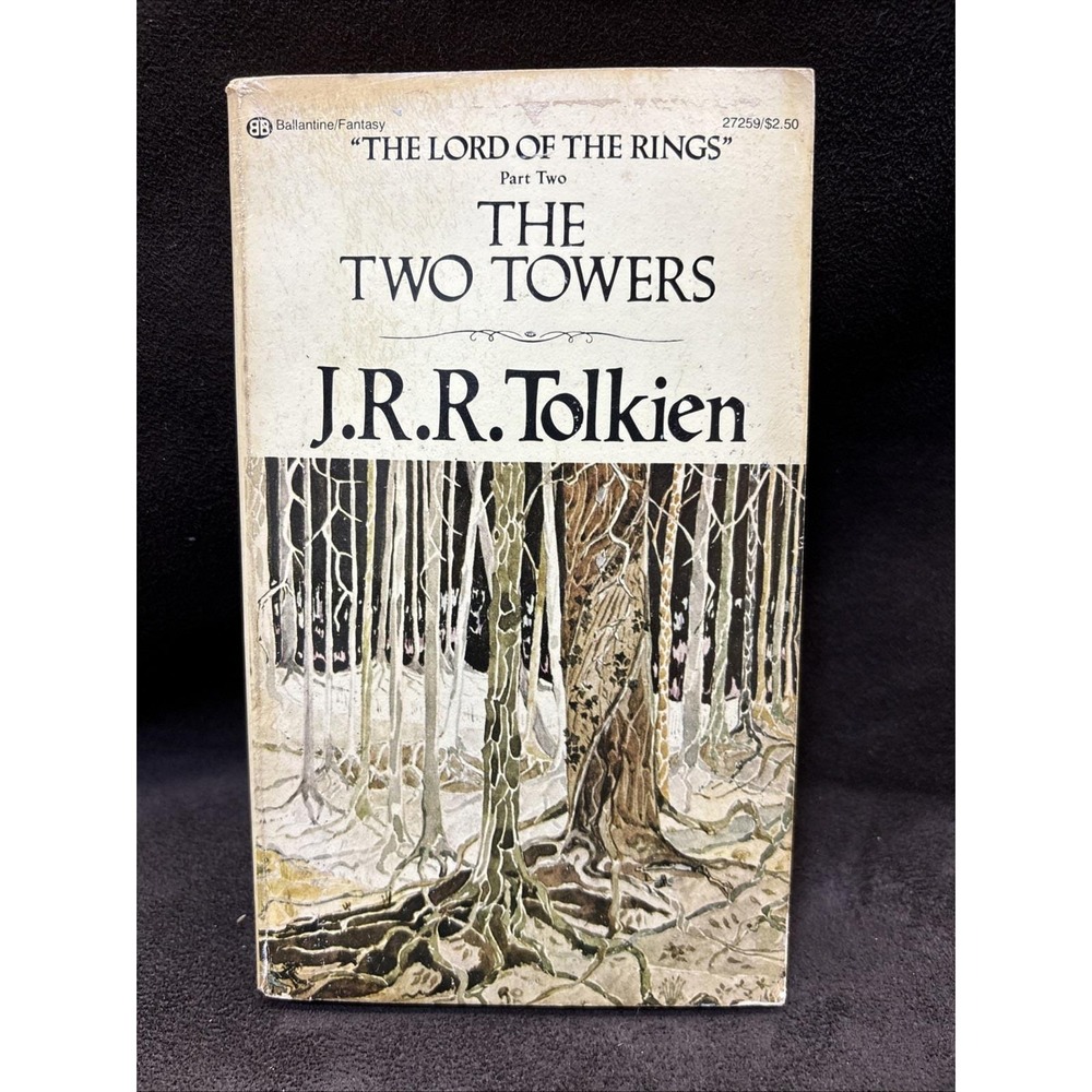 Two Towers Tolkien 5 1978 Second Print Ballantine Lord Rings Fantasy Paperback